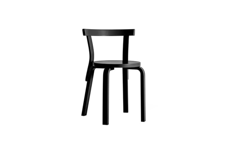 Chair 68 Black Laquered, BENUFE, 아르텍 ARTEK