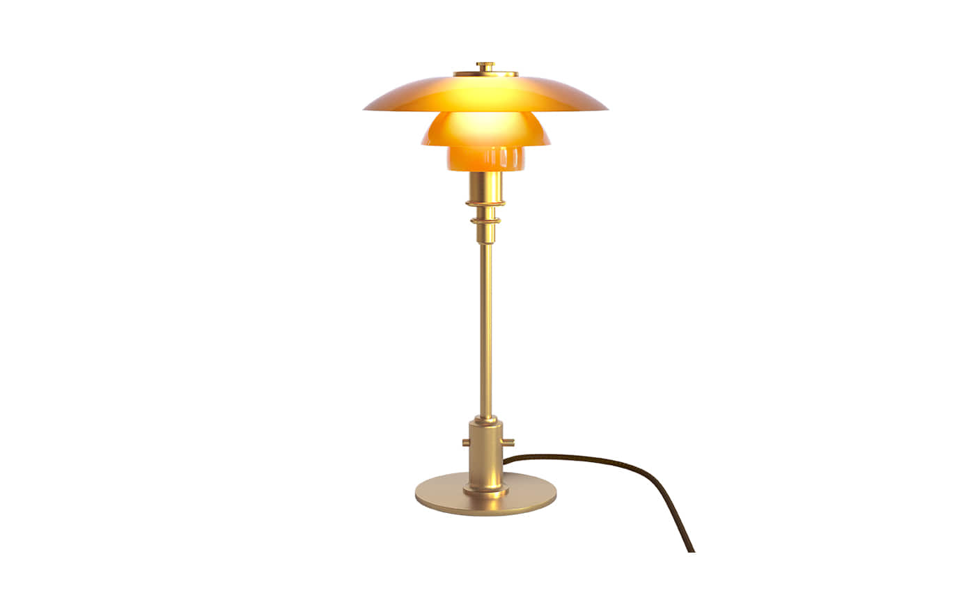 PH 2/1 Table Lamp AmberBrass Limited, BENUFE, 루이스폴센 Louis Poulsen