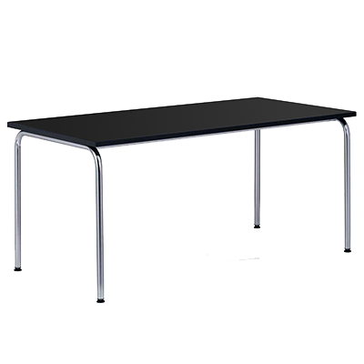 Akiro 426 Table Melamine Black_ W1600, 베뉴페, 엘앤씨스텐달 L&amp;amp;C stendal