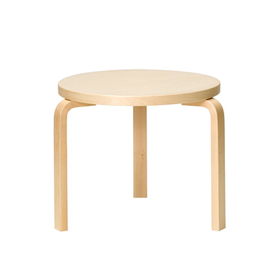 Aalto Table 90D Birch, 베뉴페, 아르텍 ARTEK