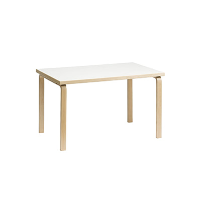 Aalto Table 81B White/Birch, 베뉴페, 아르텍 ARTEK