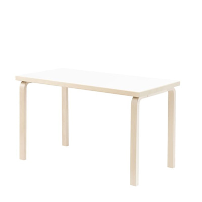 Aalto Table 82B White/Birch, 베뉴페, 아르텍 ARTEK
