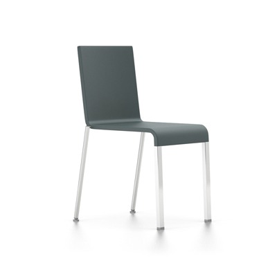 .03 Chair Dark Grey/Chrome Stackable, 베뉴페, 비트라 vitra