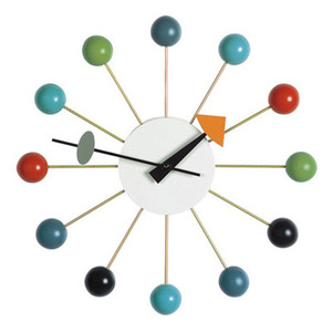 Ball Clock Multicolor, 베뉴페, 비트라 vitra
