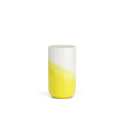 비트라 Herringbone Vase, Ribbed Yellow, 베뉴페, 비트라 vitra
