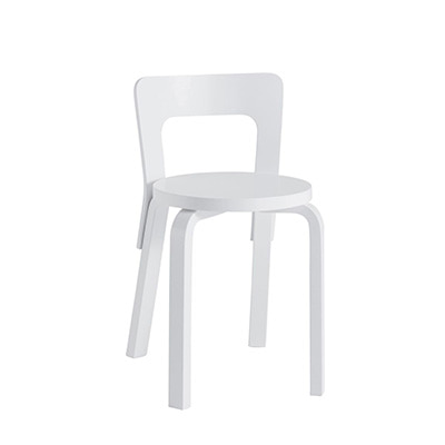 아르텍 Chair 65 White Lacquered, 베뉴페, 아르텍 ARTEK