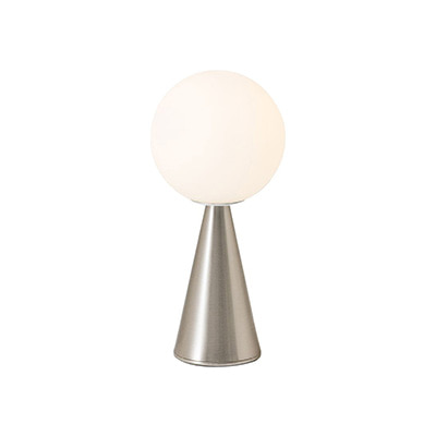 BILIA Table Lamp Mini Satin Nikel Brushed/White, 베뉴페, 폰타나아르테 FontanaArte