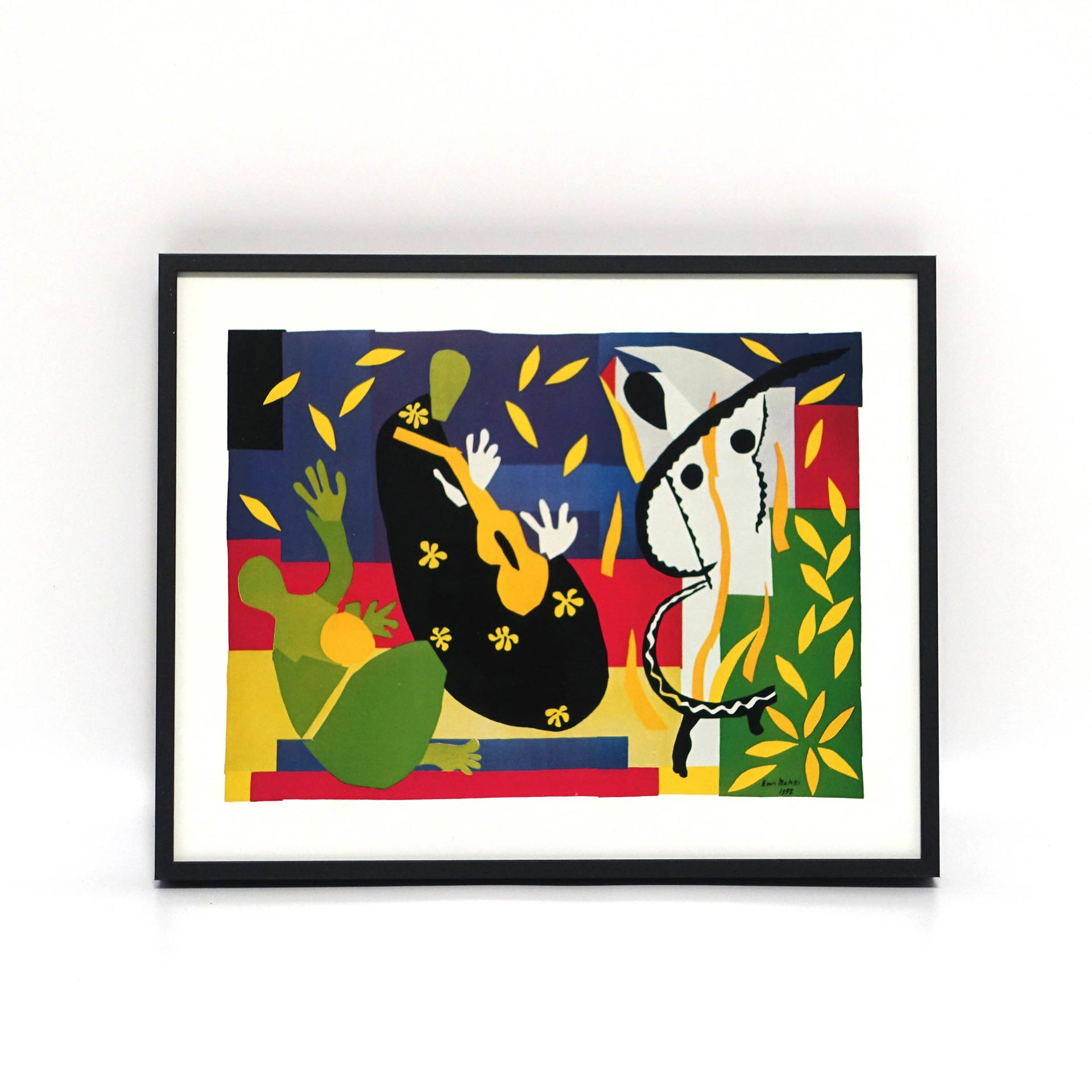 앙리 마티스 Henri Matisse - 1952 (액자 포함), 베뉴페, 자리 스튜디오 JARI STUDIO