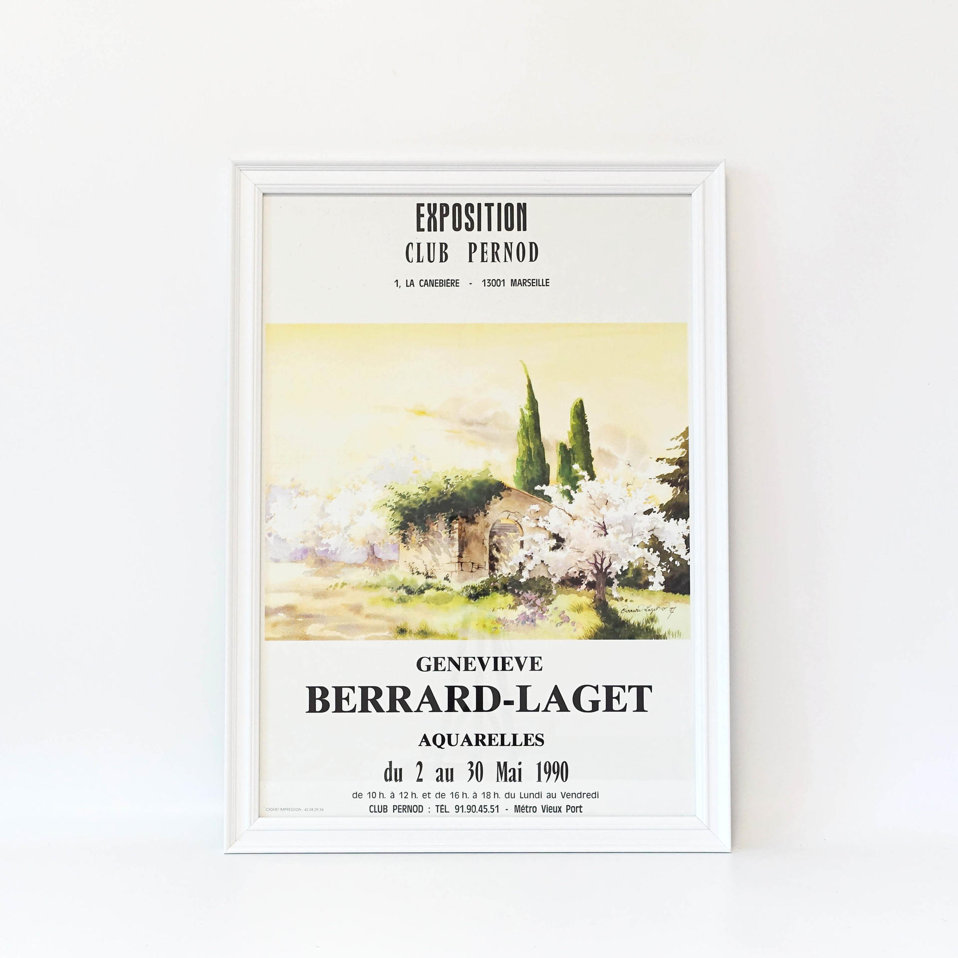 BERRARD-LAGET - ART 90s (액자 포함), 베뉴페, 자리 스튜디오 JARI STUDIO
