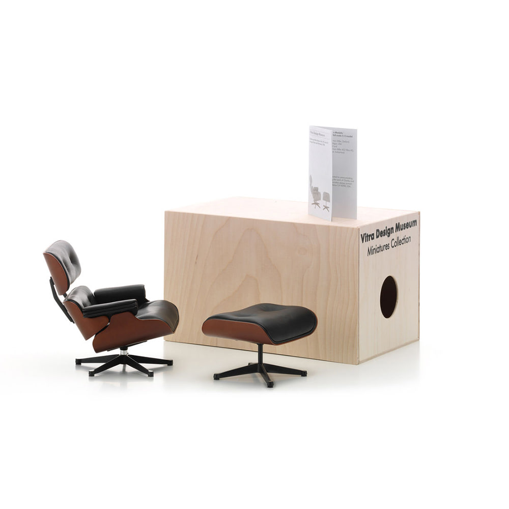 비트라 Miniature Collection Lounge Chair &amp; Ottoman, 베뉴페, 비트라 vitra