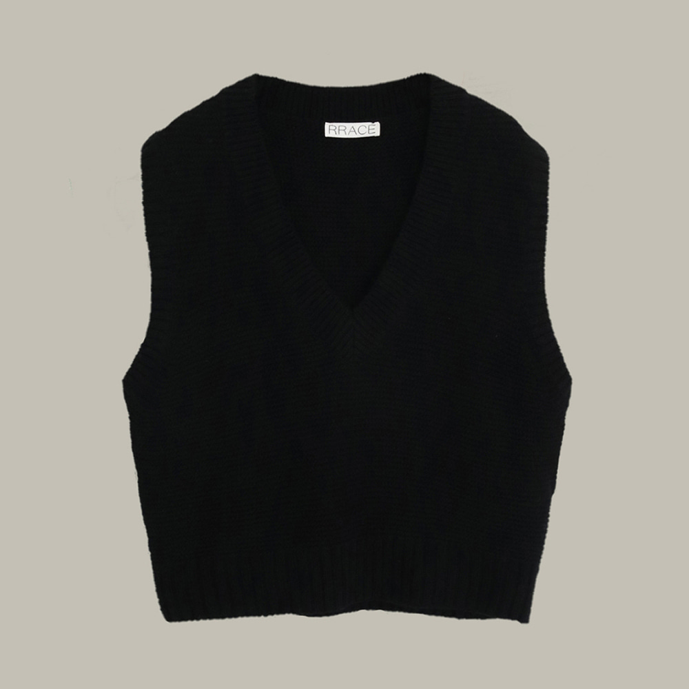 Wool Knit Vest, BENUFE, RRACE